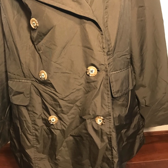 Covington Button Up 16-18Wide Button Up Brown Coat - Picture 3 of 7